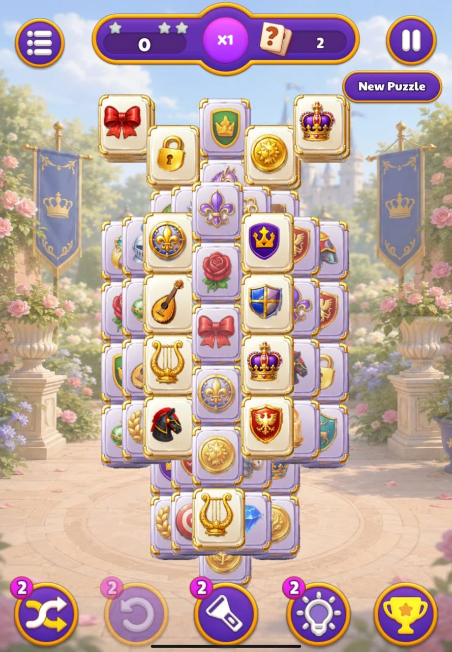 Royal Tiles: Mahjong Match screenshot