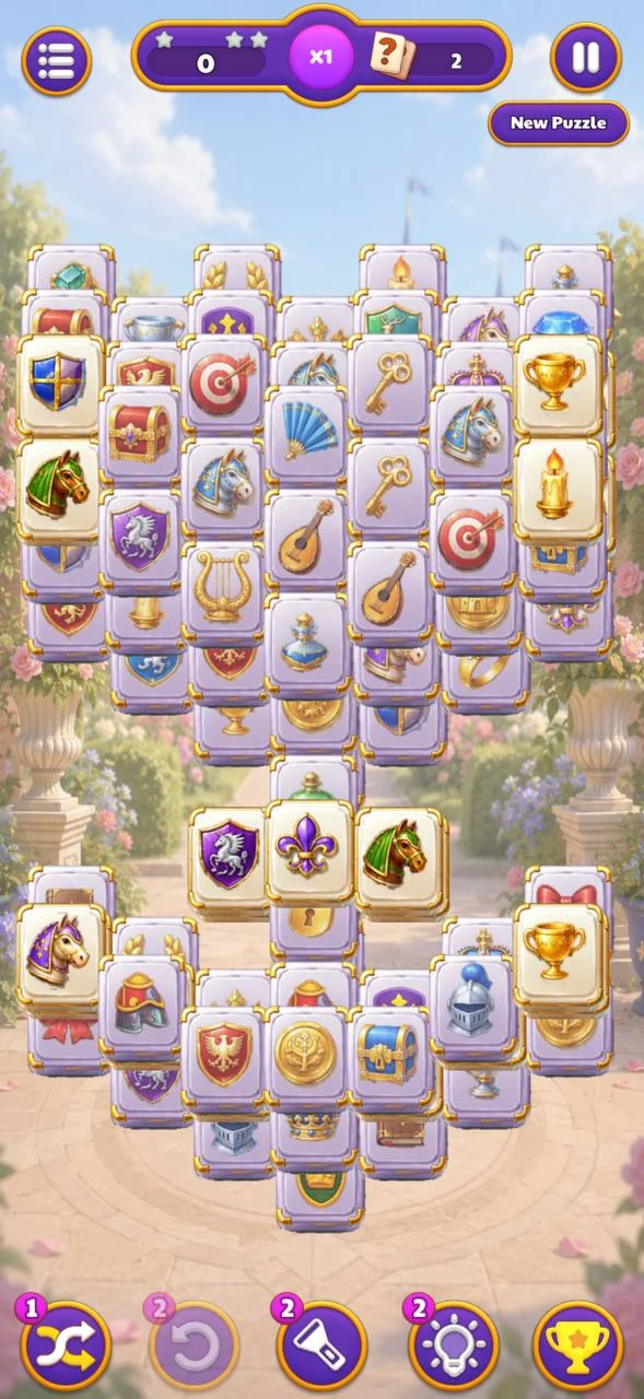 Royal Tiles: Mahjong Match screenshot